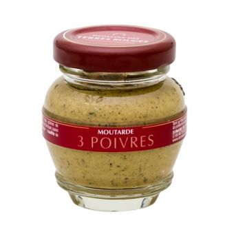 Moutarde aux trois poivres 55g