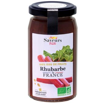 Confiture de rhubarbe de France Bio 250g