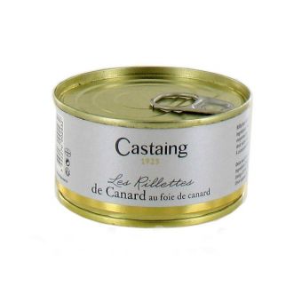 Rillettes de canard au foie de canard 130g