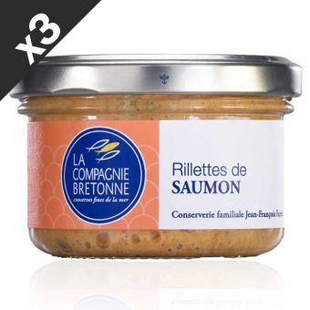 3 Rillettes de saumon 90g