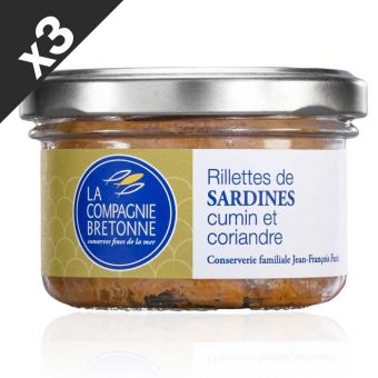 3 Rillettes de sardine cumin et coriandre �90g
