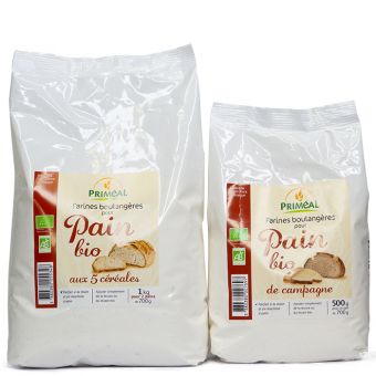 Duo de farines spciales pain