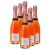 6 Champagne ros brut 75cl